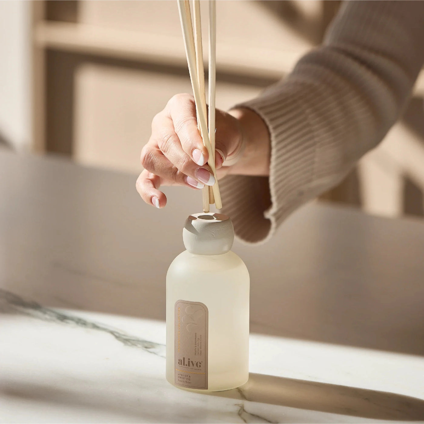 Al.ive Body - Reed Diffuser | Apricot & Sweet Fig Diffuser Al.ive Body Baby 