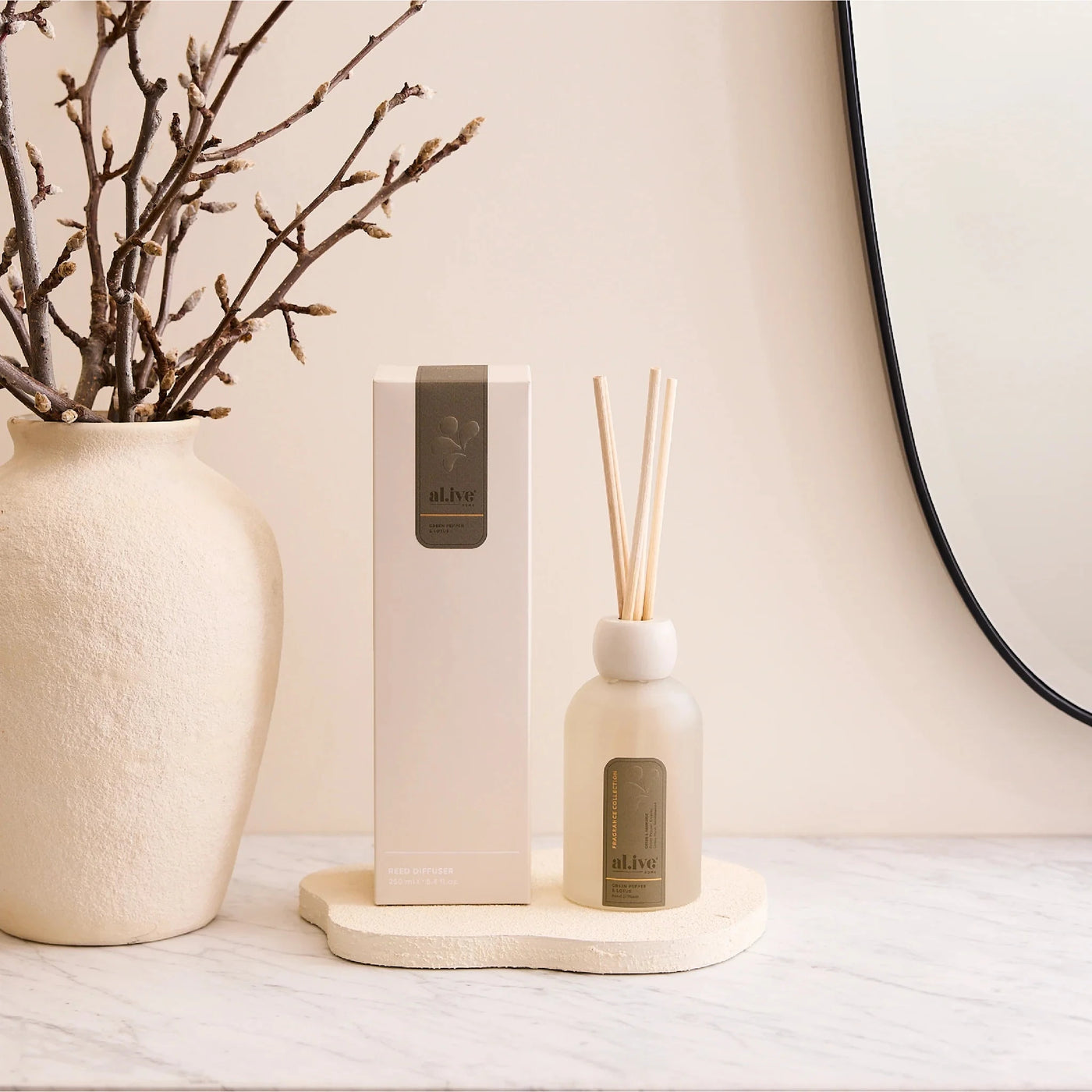 Al.ive Body - Reed Diffuser | Green Pepper & Lotus Diffuser Al.ive Body Baby 