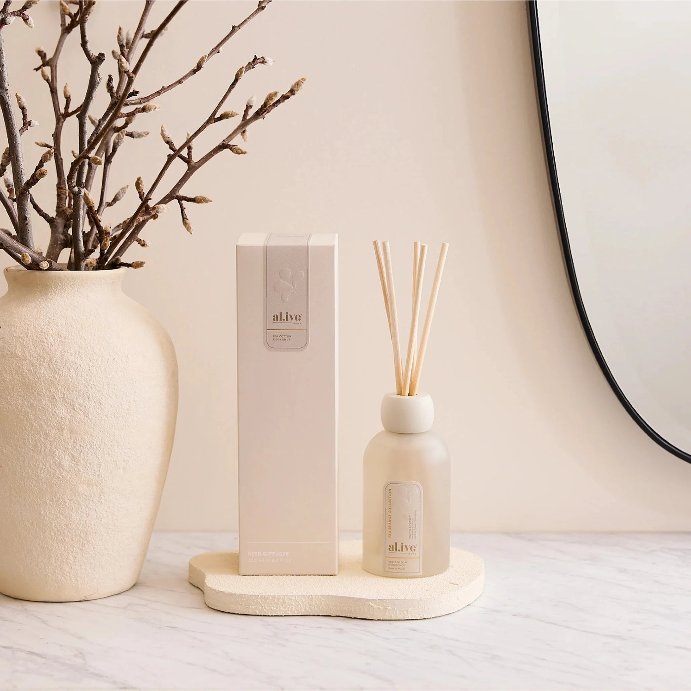 Al.ive Body - Reed Diffuser | Sea Cotton & Coconut Diffuser Al.ive Body Baby 