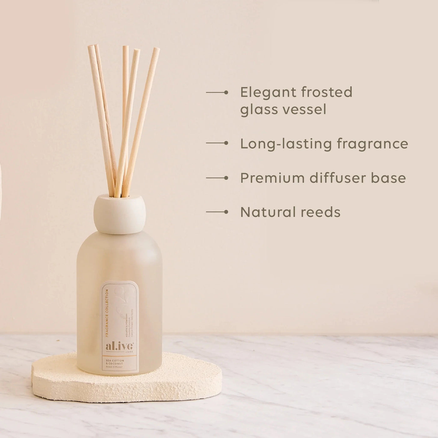 Al.ive Body - Reed Diffuser | Sea Cotton & Coconut Diffuser Al.ive Body Baby 