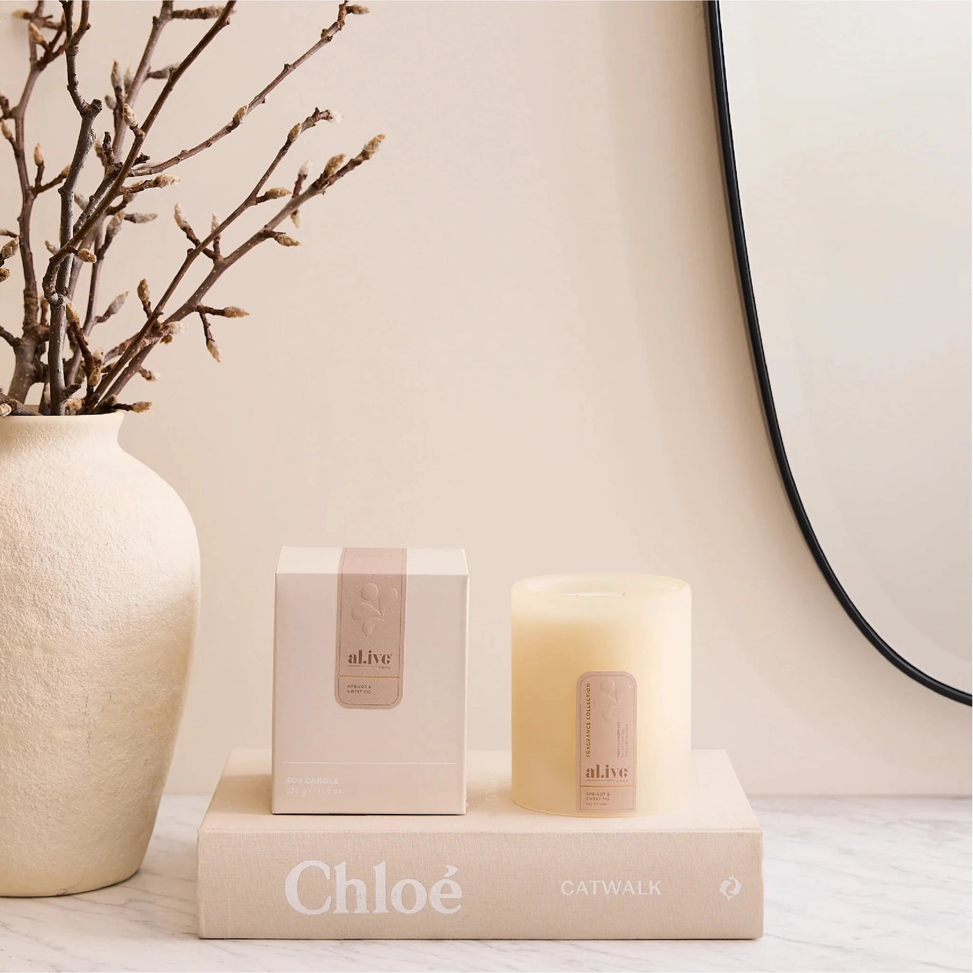 Al.ive Body - Soy Candle | Apricot & Sweet Fig Candle Al.ive Body Baby 