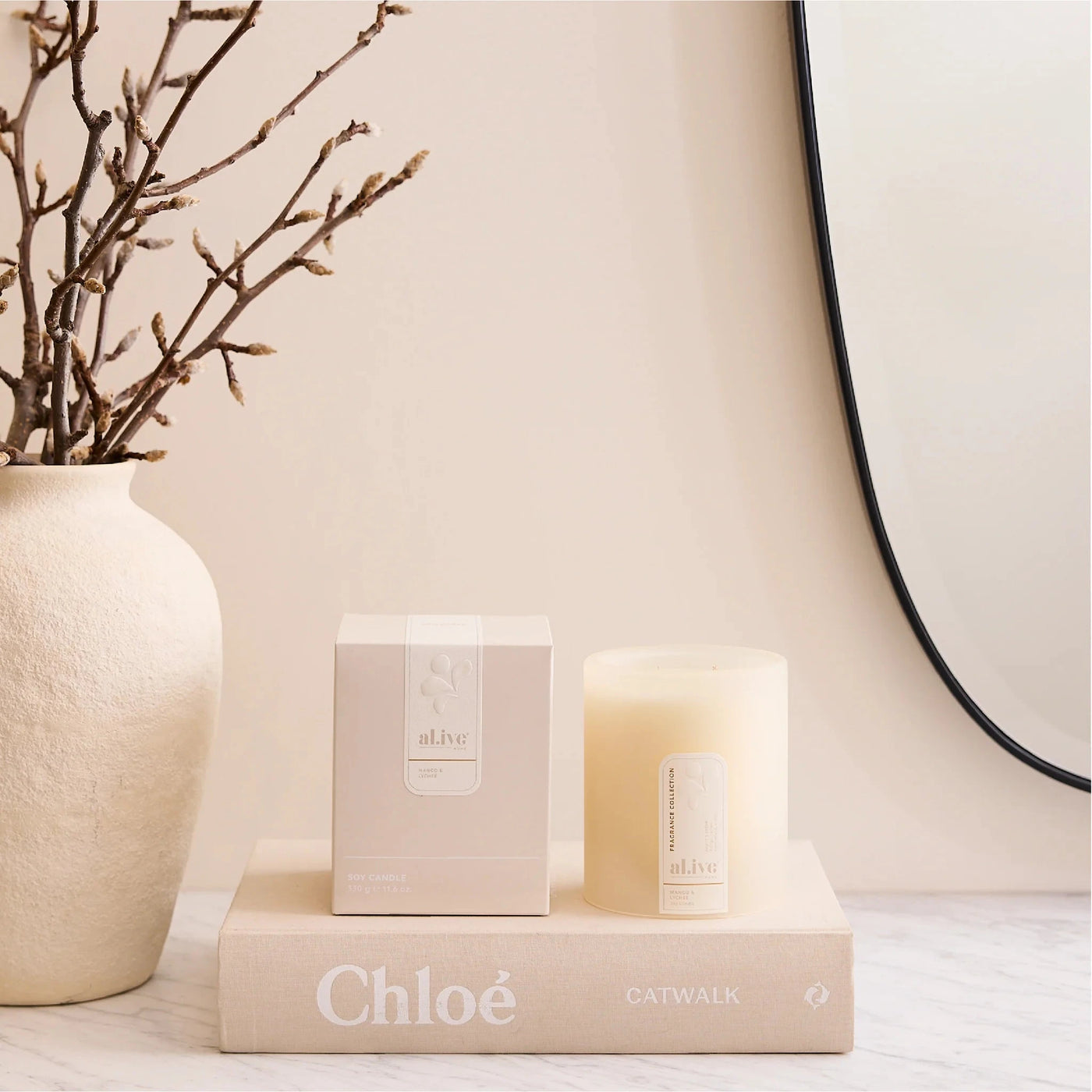 Al.ive Body - Soy Candle | Mango & Lychee Candle Al.ive Body Baby 