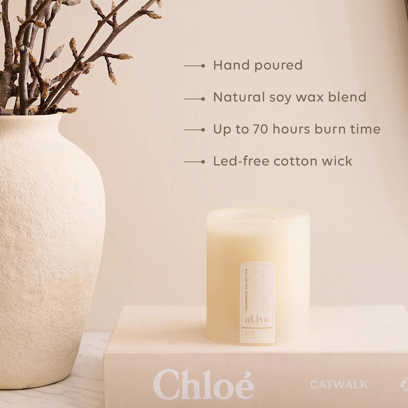 Al.ive Body - Soy Candle | Mango & Lychee Candle Al.ive Body Baby 