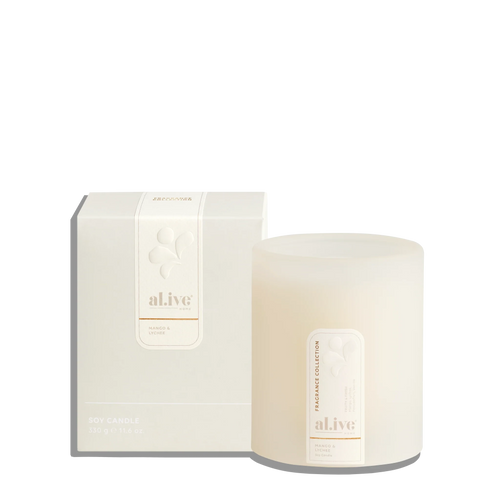 Al.ive Body - Soy Candle | Mango & Lychee