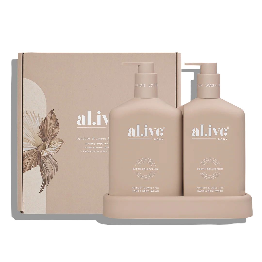 Al.ive Body - Wash & Lotion Duo | Apricot & Sweet Fig Skin Care Al.ive Body Baby 