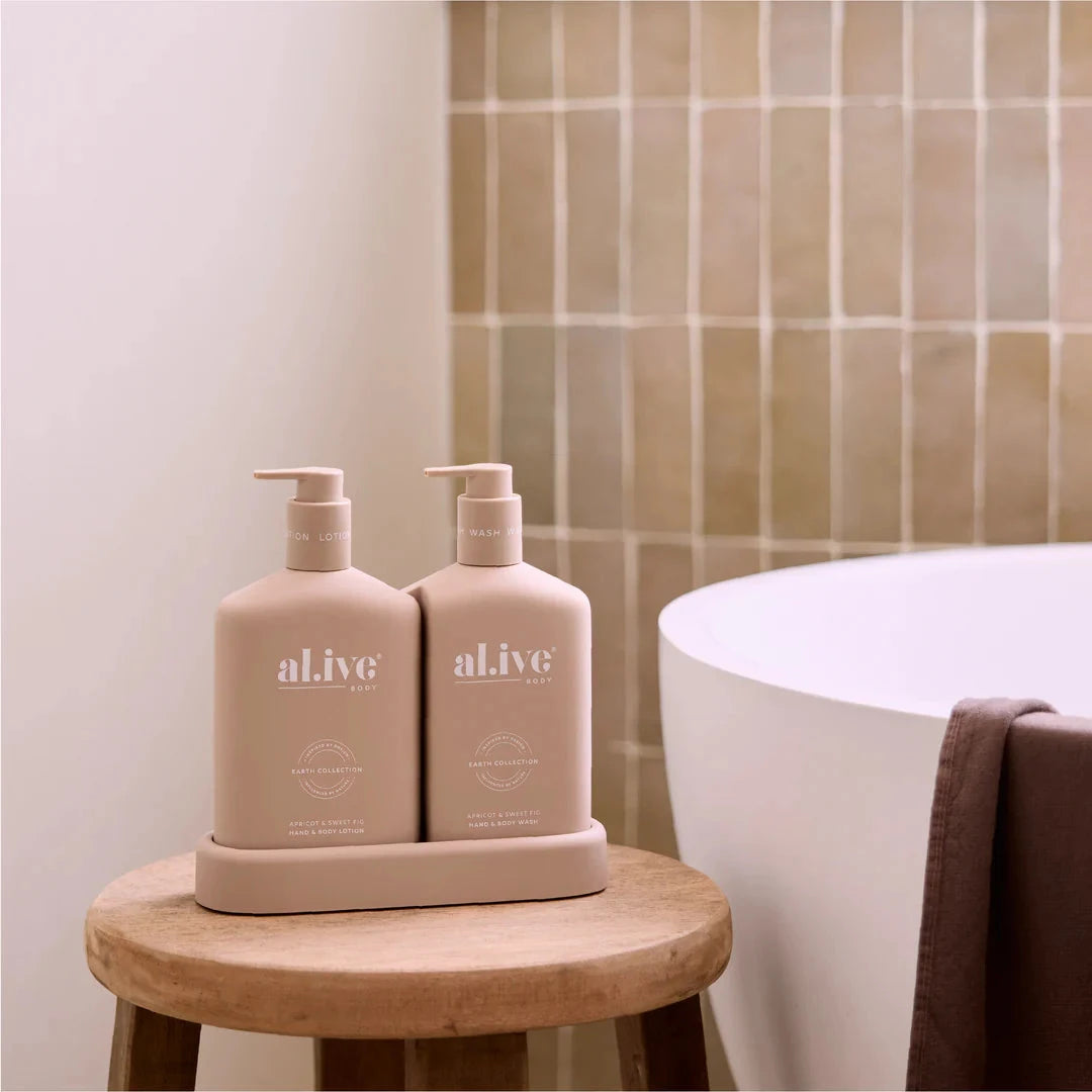 Al.ive Body - Wash & Lotion Duo | Apricot & Sweet Fig Skin Care Al.ive Body Baby 