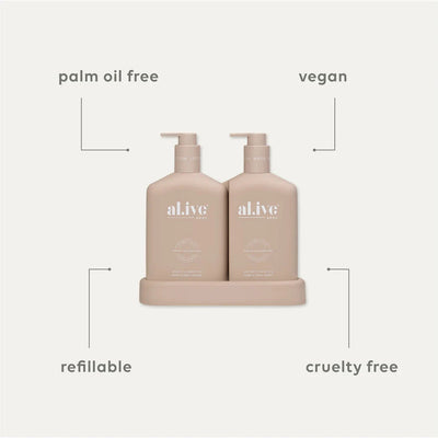 Al.ive Body - Wash & Lotion Duo | Apricot & Sweet Fig Skin Care Al.ive Body Baby 