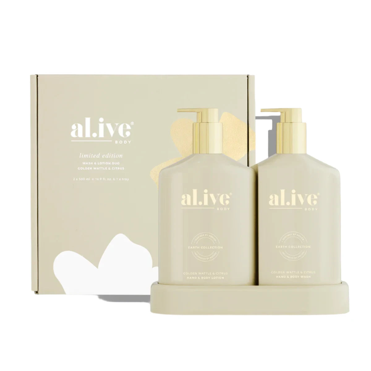 Al.ive Body Wash & Lotion Duo - Golden Wattle & Citrus Homewares Al.ive Body Baby 