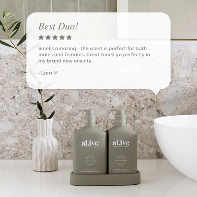 Al.ive Body Wash & Lotion Duo - Green Pepper & Lotus Homewares Al.ive Body Baby 