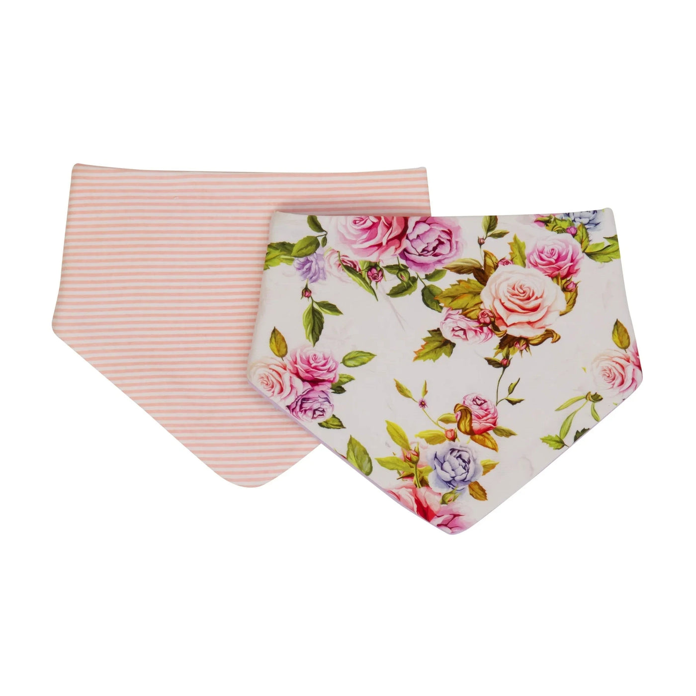 All 4 Ella - Bandana Bibs 2pk | Rose Bib All 4 Ella 
