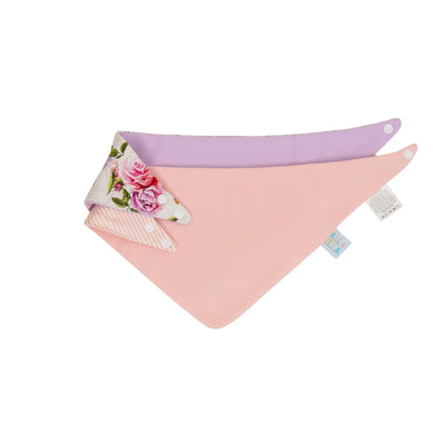 All 4 Ella - Bandana Bibs 2pk | Rose Bib All 4 Ella 