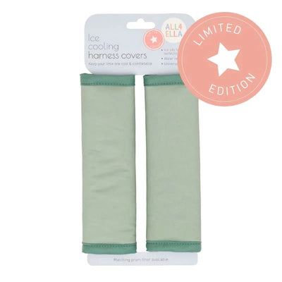 All 4 Ella - Ice Cooling Harness Covers | Sage Pram Accessories All 4 Ella 