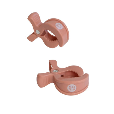 All 4 Ella - Pram Pegs 2pk | Peach Pram Accessories All 4 Ella 