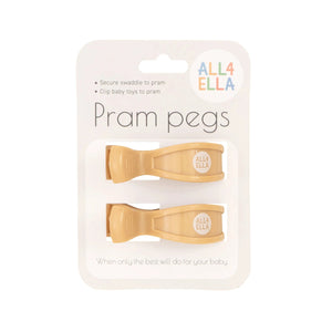 All 4 Ella - Pram Pegs - Sand