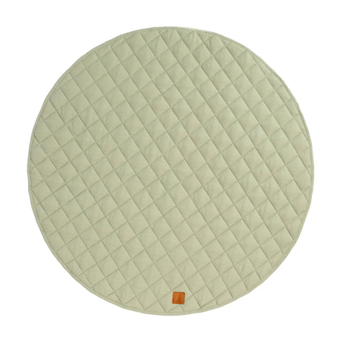All 4 Ella Quilted Reversible Linen Playmat - Sage