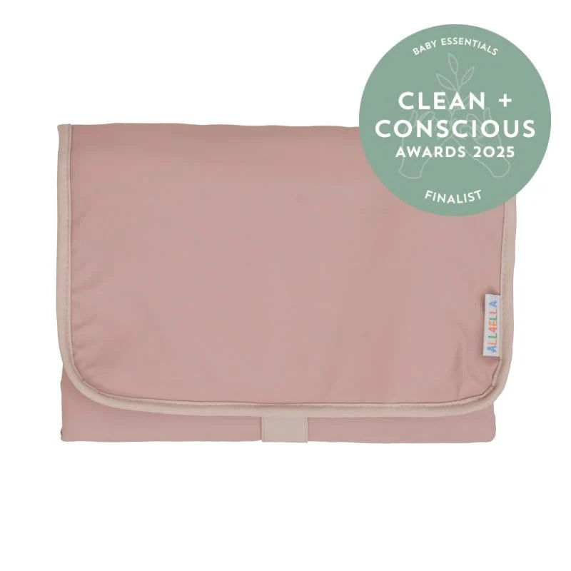 All 4 Ella - Recycled Changing Wallet | Pink Change Mat All 4 Ella 