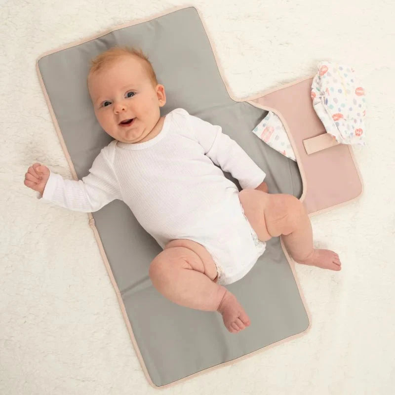 All 4 Ella - Recycled Changing Wallet | Pink Change Mat All 4 Ella 