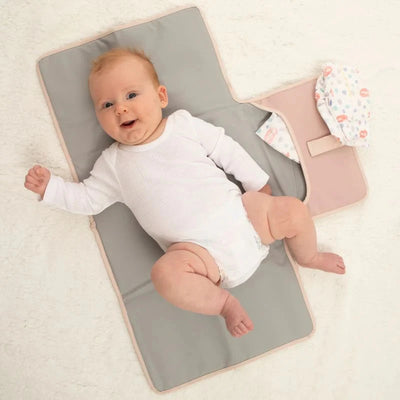 All 4 Ella - Recycled Changing Wallet | Pink Change Mat All 4 Ella 