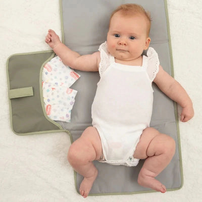 All 4 Ella - Recycled Changing Wallet | Sage Change Mat All 4 Ella 