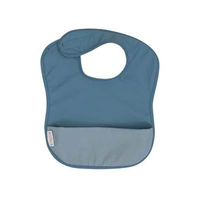 All 4 Ella - Recycled Pouch Bib | Blue Bib All 4 Ella 