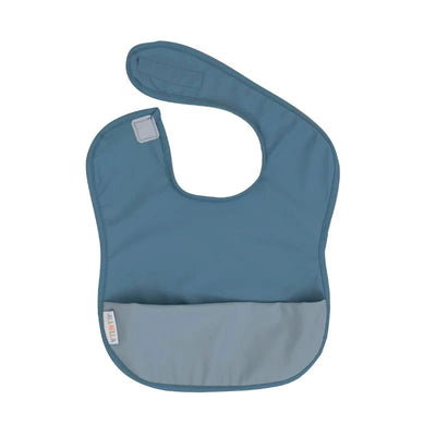 All 4 Ella - Recycled Pouch Bib | Blue Bib All 4 Ella 