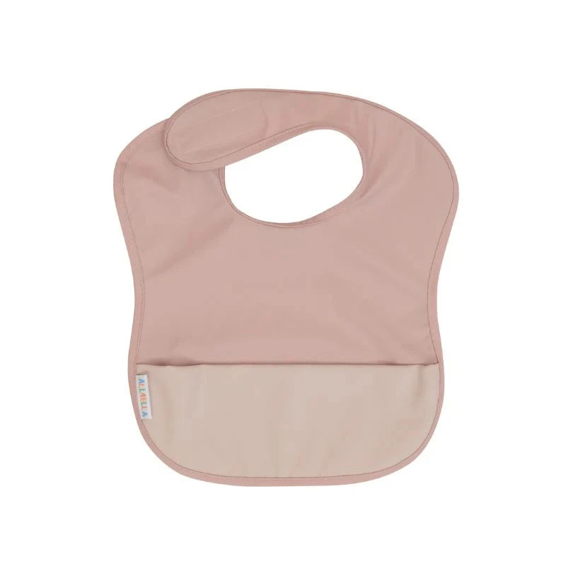 All 4 Ella - Recycled Pouch Bib | Pink Bib All 4 Ella 