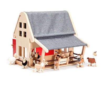 Anamalz - Barnhouse Wooden Toy Anamalz 