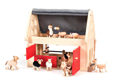 Anamalz - Barnhouse Wooden Toy Anamalz 