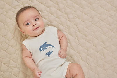 Aster & Oak - Orca Print Singlet Onesie Onesie Aster & Oak 