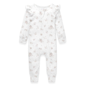 Aster & Oak - Posie Floral Zip Romper