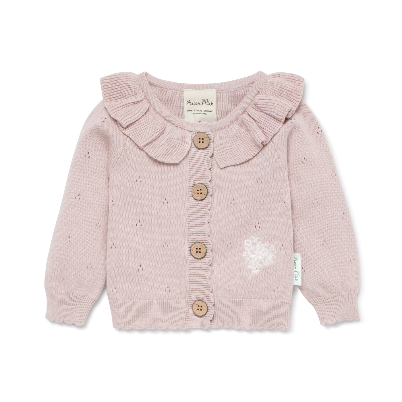 Aster & Oak - Rose Blush Knit Cardigan Cardigan Aster & Oak 