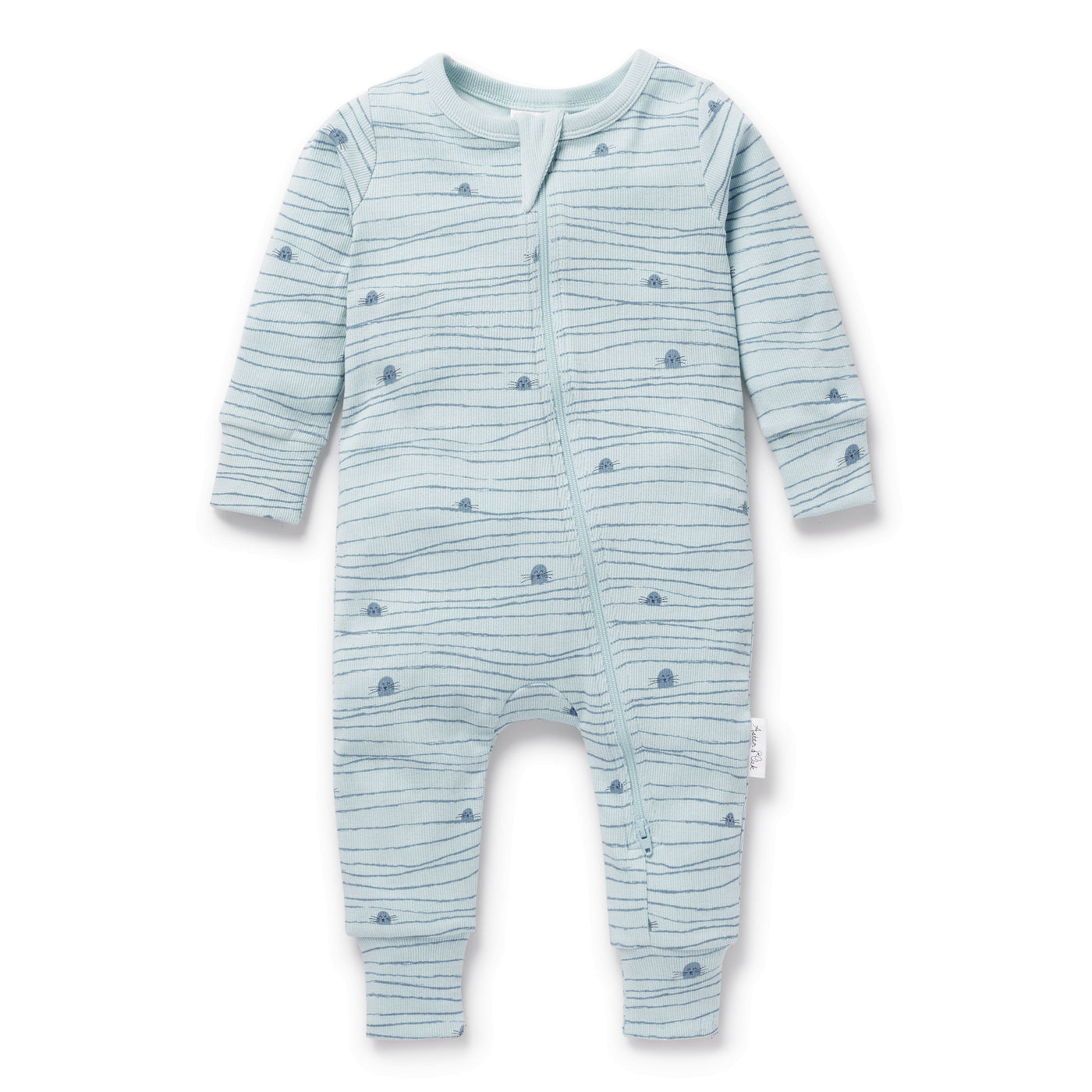 Aster & Oak - Seal Rib Zip Romper Romper Aster & Oak 