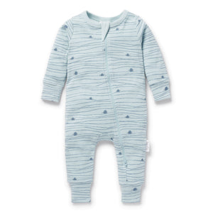 Aster & Oak - Seal Rib Zip Romper