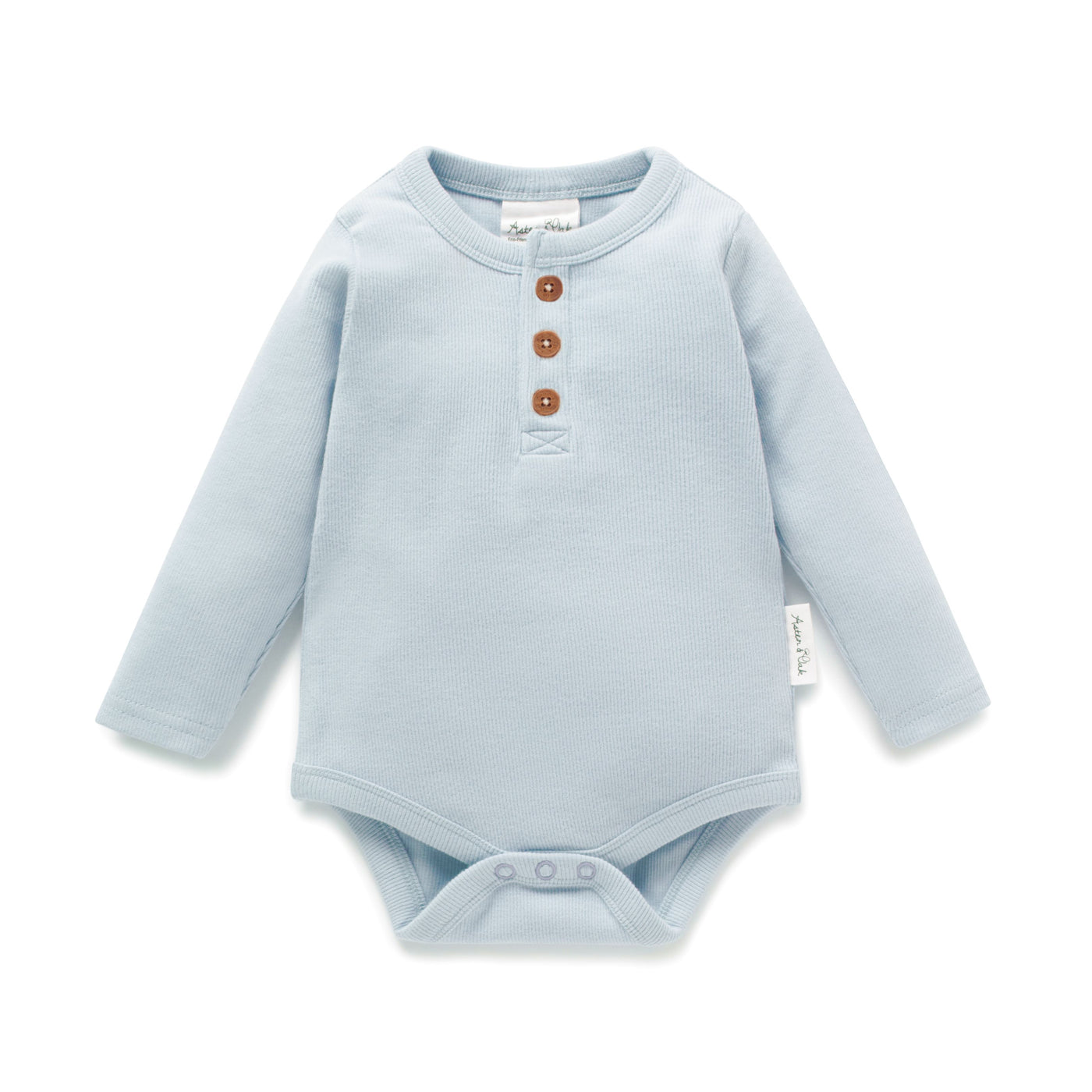 Aster & Oak - Winter Sky Rib Onesie Onesie Aster & Oak 