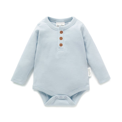 Aster & Oak - Winter Sky Rib Onesie Onesie Aster & Oak 