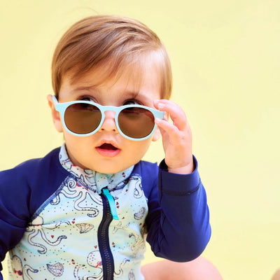 Babiators - Original Keyholes | Baby Blue Amber Lenses Sunglasses Babiators 