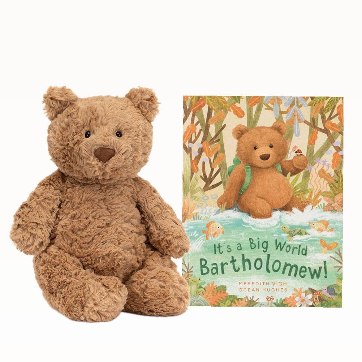 Bartholomew Bear & It's a Big World Book Jellycat 