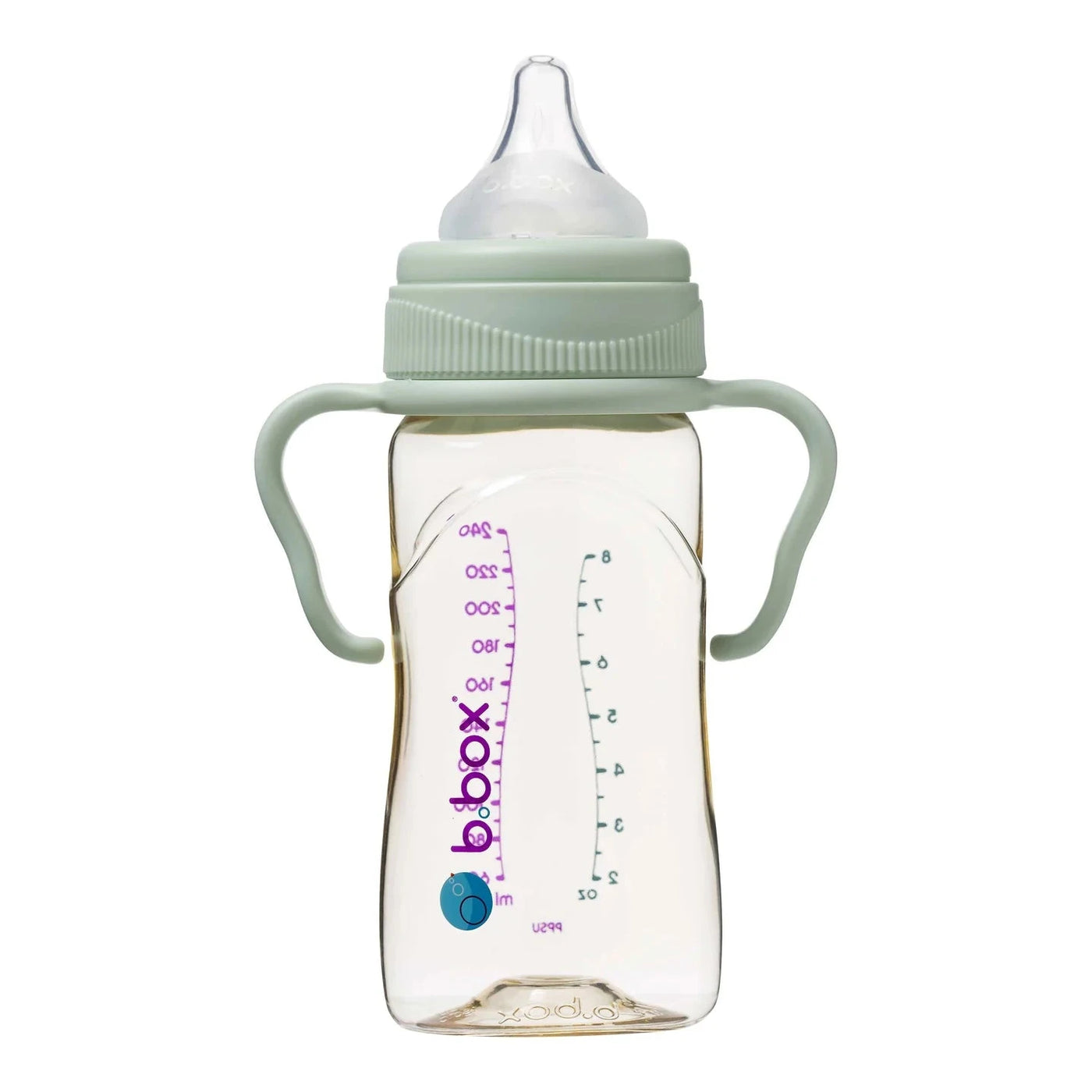 b.box Baby Bottle Handles - Sage Mealtime b.box 