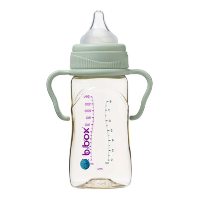 b.box Baby Bottle Handles - Sage Mealtime b.box 