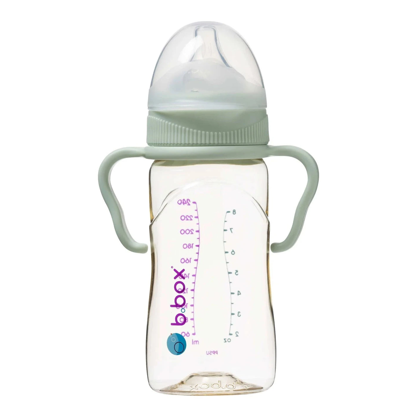 b.box Baby Bottle Handles - Sage Mealtime b.box 