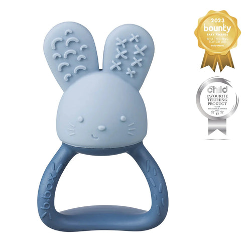 b.box - Chill + Fill Teether | Lullaby Blue