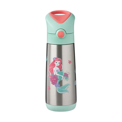 b.box Insulated Drink Bottle - Disney The Little Mermaid 500ml Mealtime b.box 