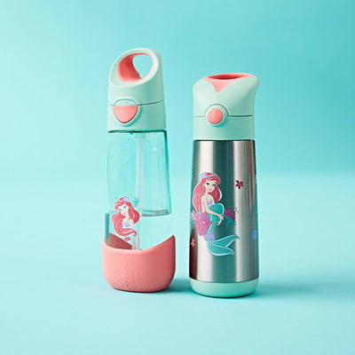b.box Insulated Drink Bottle - Disney The Little Mermaid 500ml Mealtime b.box 