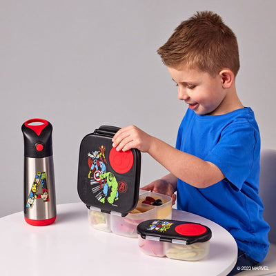 b.box Insulated Drink Bottle - Marvel Avengers 500ml Mealtime b.box 