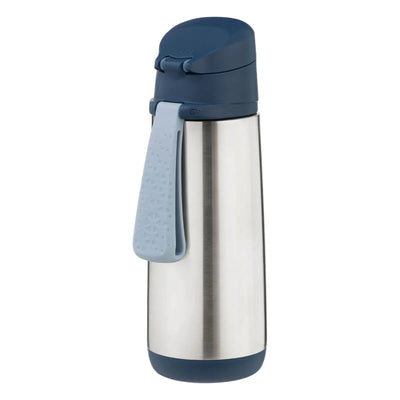b.box Insulated Sport Spout Bottle - Midnight Mealtime b.box 