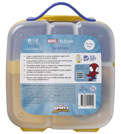 b.box Mini Lunchbox - Marvel Spidey Mealtime b.box 