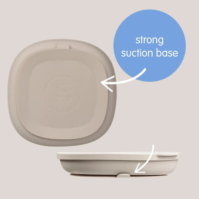 b.box Silicone Plate + Lid - Blush Mealtime b.box 