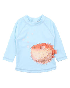 Bebe - Aiden 3D Fish Rash Top