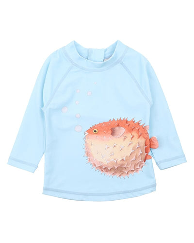 Bebe - Aiden 3D Fish Rash Top Rashie Bebe 