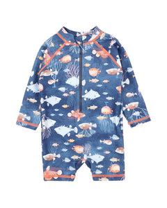 Bebe - Aiden Print LS Rash Suit